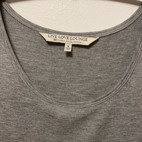 Live Love Lounge Tank (NWOT) – Grey Heather Size S - Picture 5 of 5